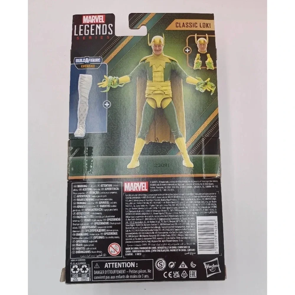Loki Marvel Legends Classic Loki. In box. I don't think‎ it's ever been opened.